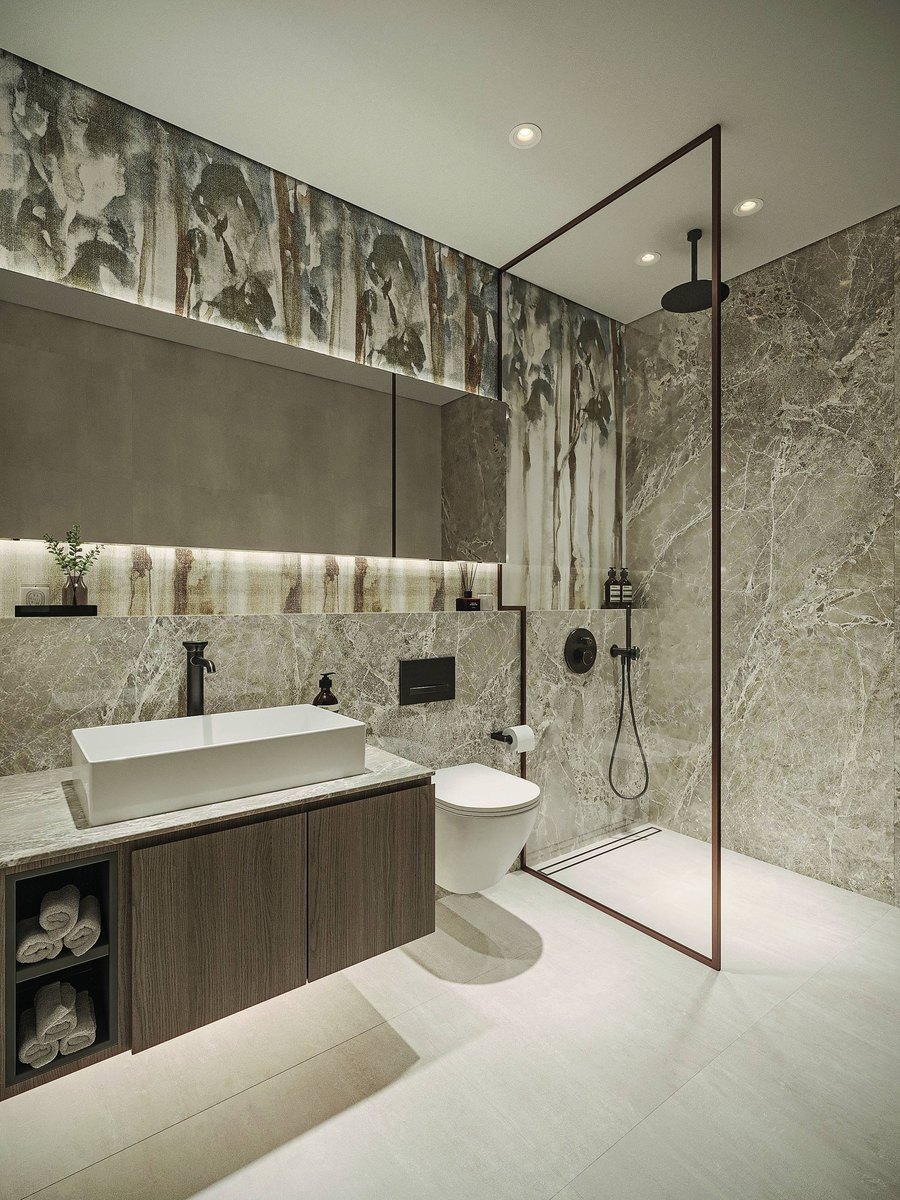A bathroom