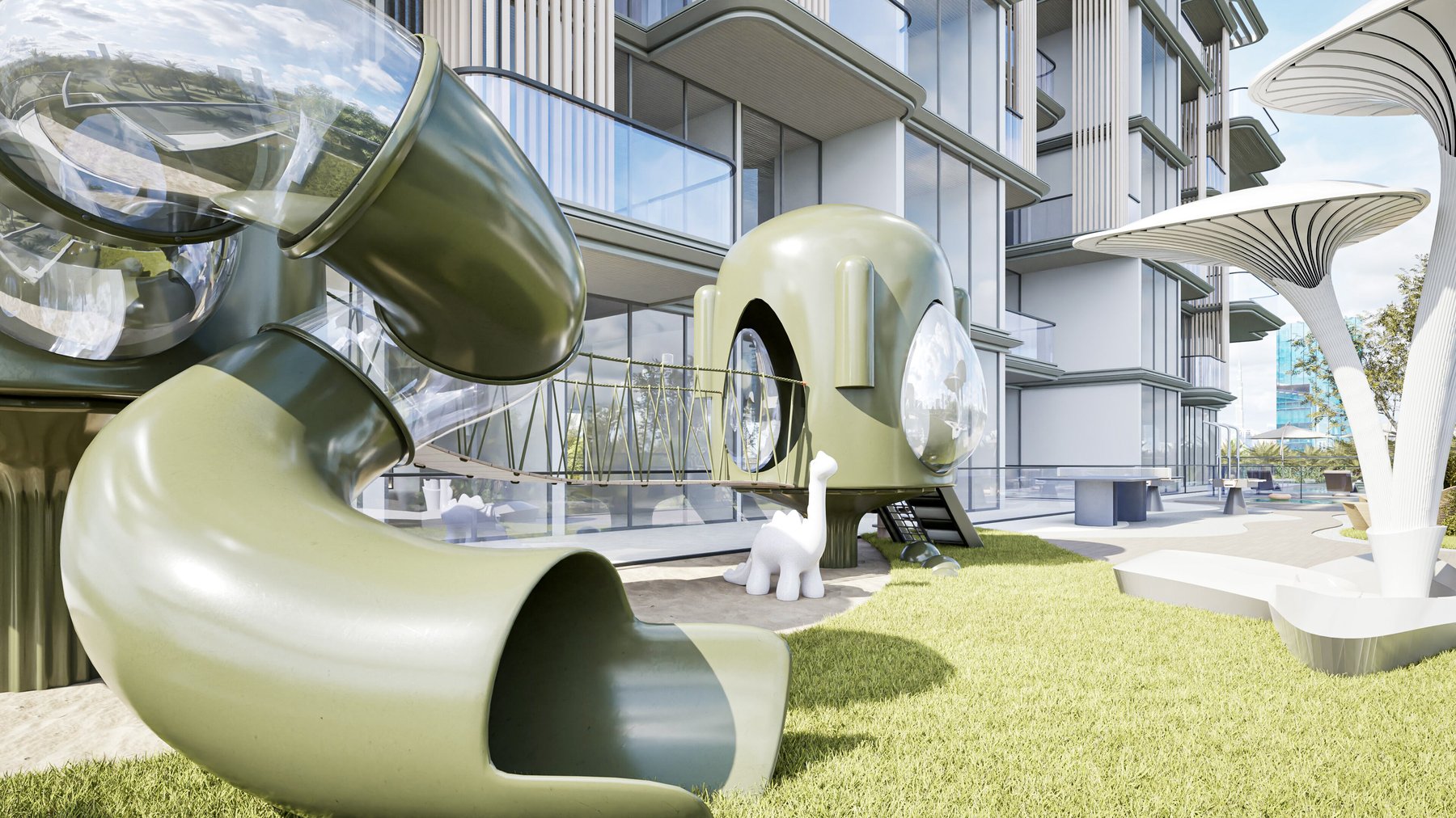 The children's play pods
