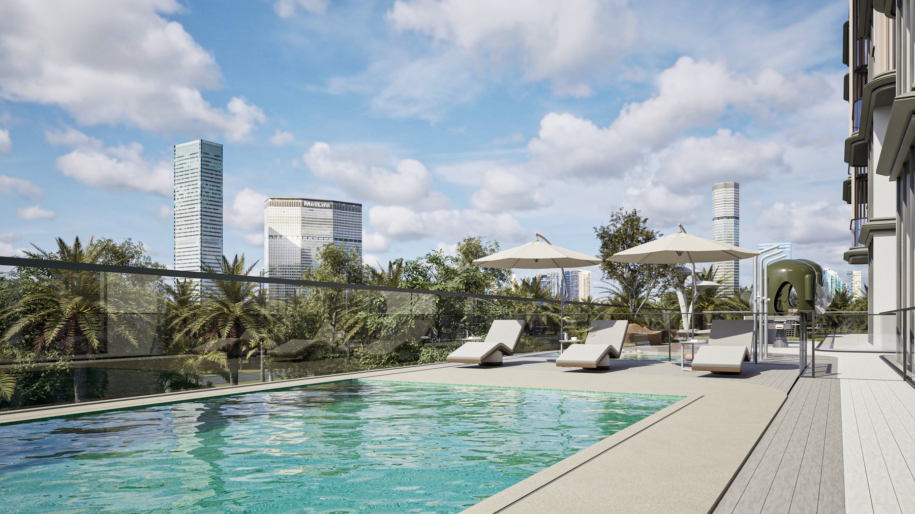 The podium pool