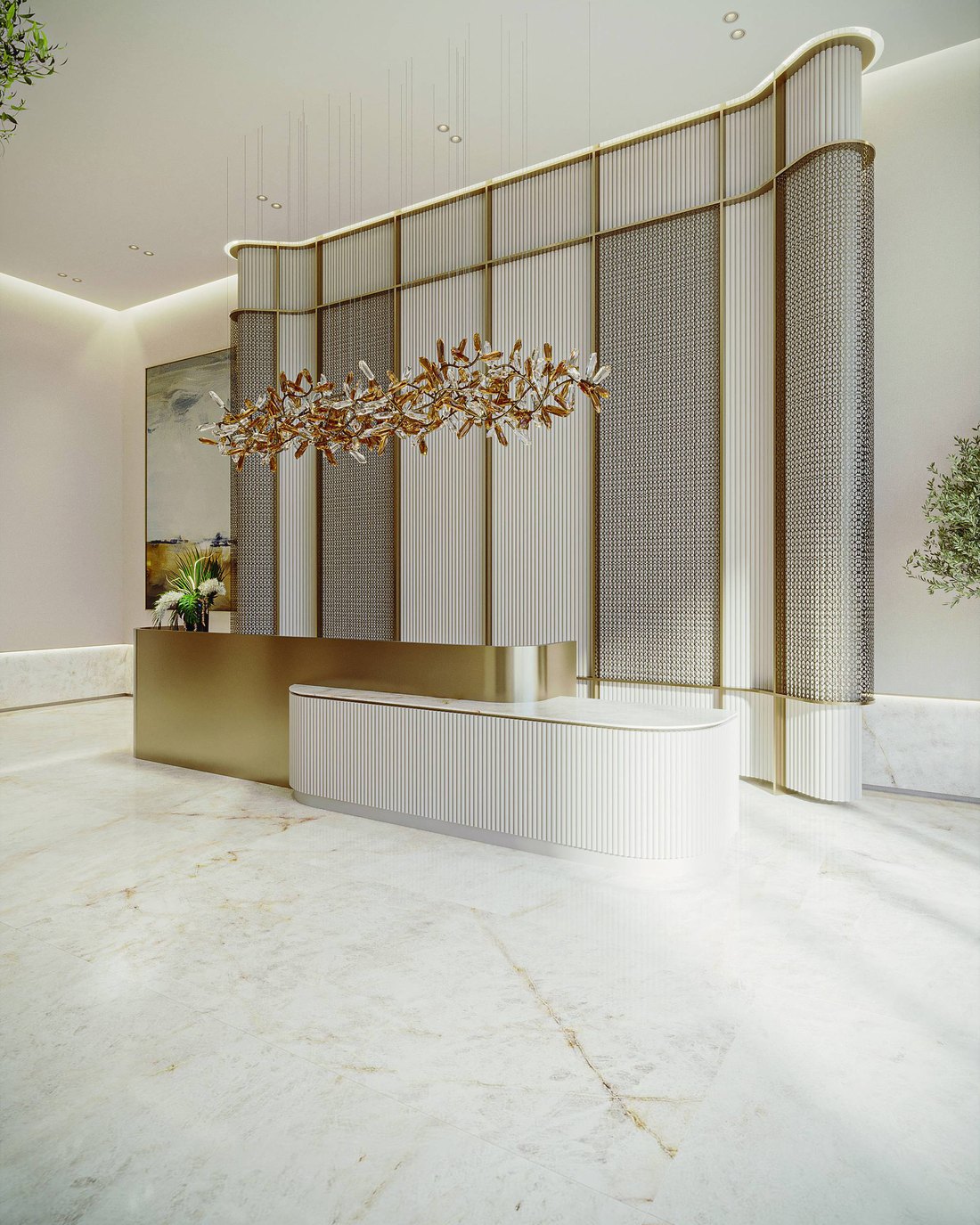 The lobby