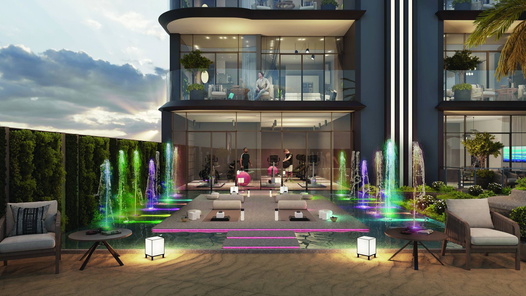 The floating meditation deck