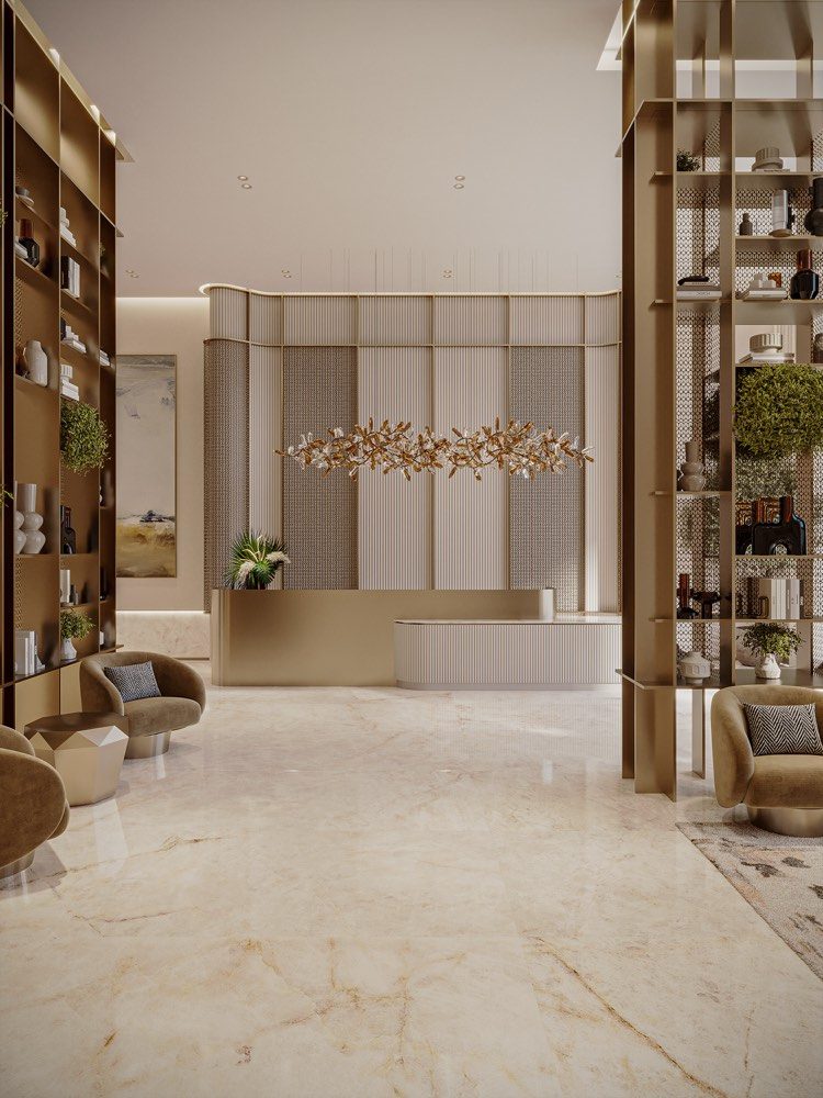 Floareá Oasis, the reception — render
